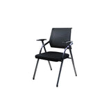 Ergonomic Modern Mesh Conference Black Office Chair Image - 17