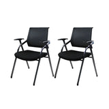 Ergonomic Modern Mesh Conference Black Office Chair Image - 21