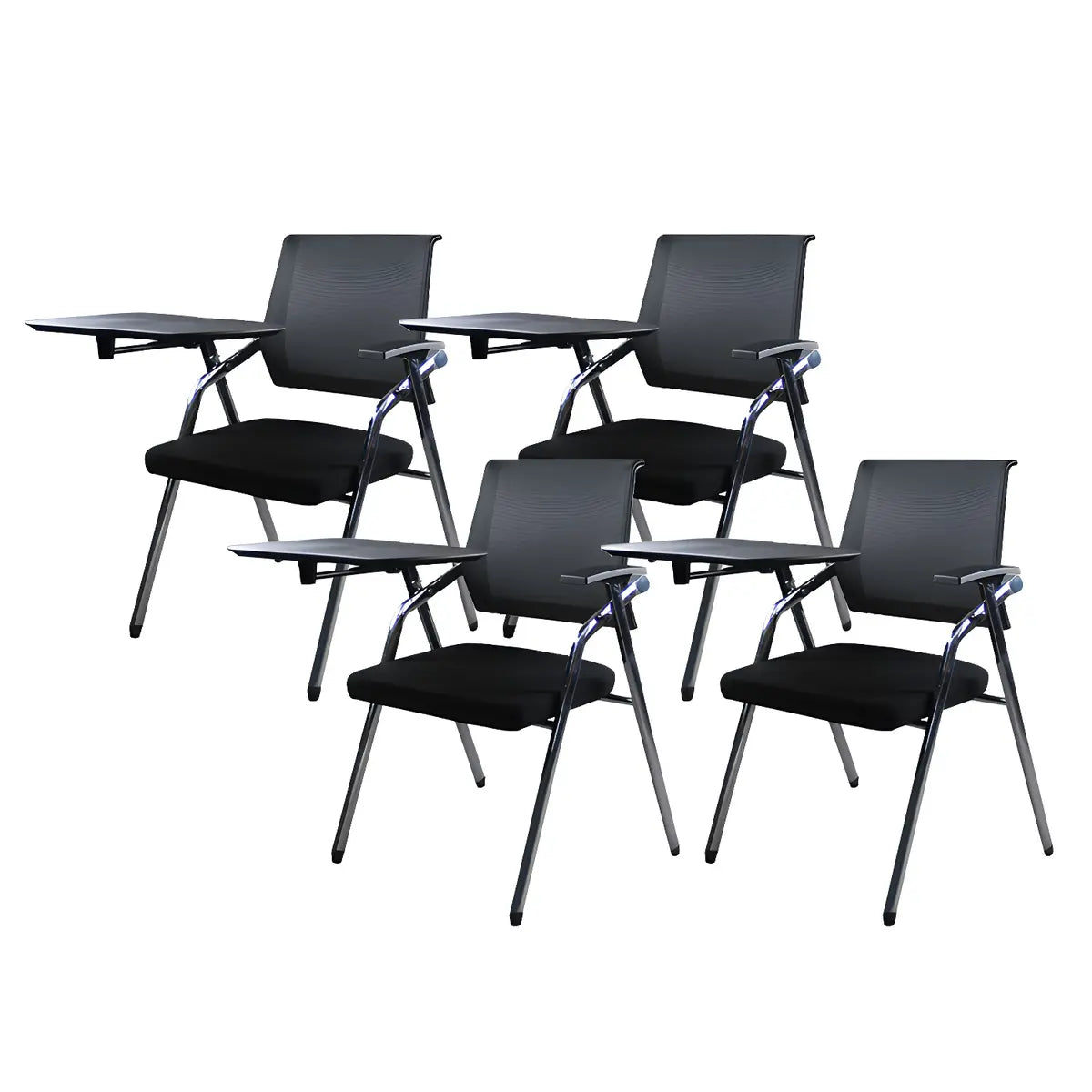 Ergonomic Modern Mesh Conference Black Office Chair Image - 25