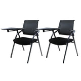 Ergonomic Modern Mesh Conference Black Office Chair Image - 27