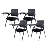 Ergonomic Modern Mesh Conference Black Office Chair Image - 28