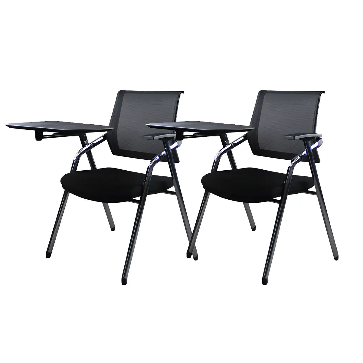 Ergonomic Modern Mesh Conference Black Office Chair Image - 33