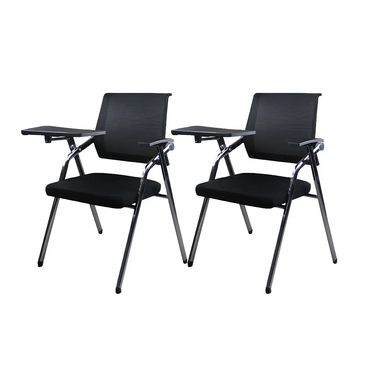 Ergonomic Modern Mesh Conference Black Office Chair Image - 36