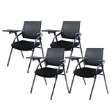 Ergonomic Modern Mesh Conference Black Office Chair Image - 43