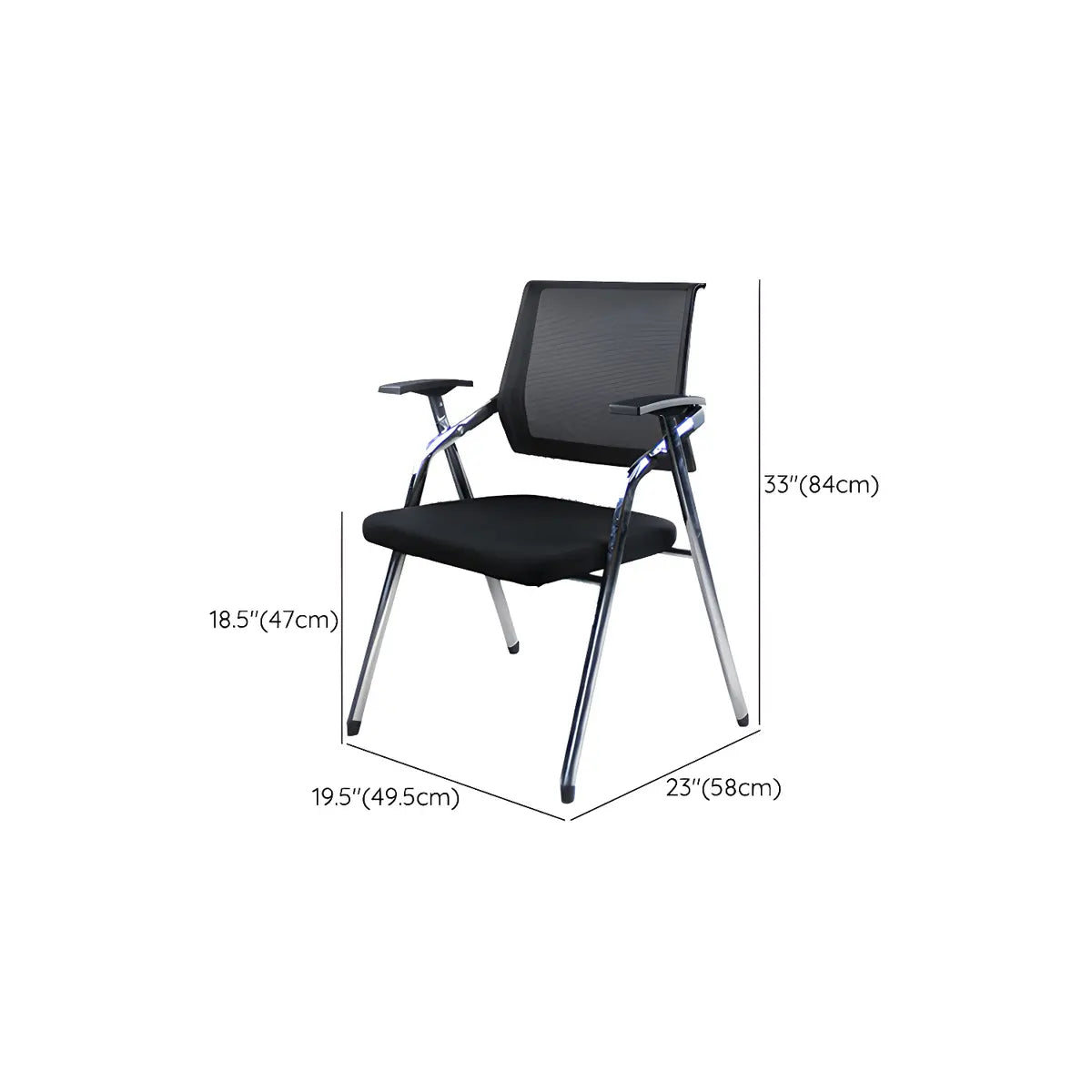 Ergonomic Modern Mesh Conference Black Office Chair 