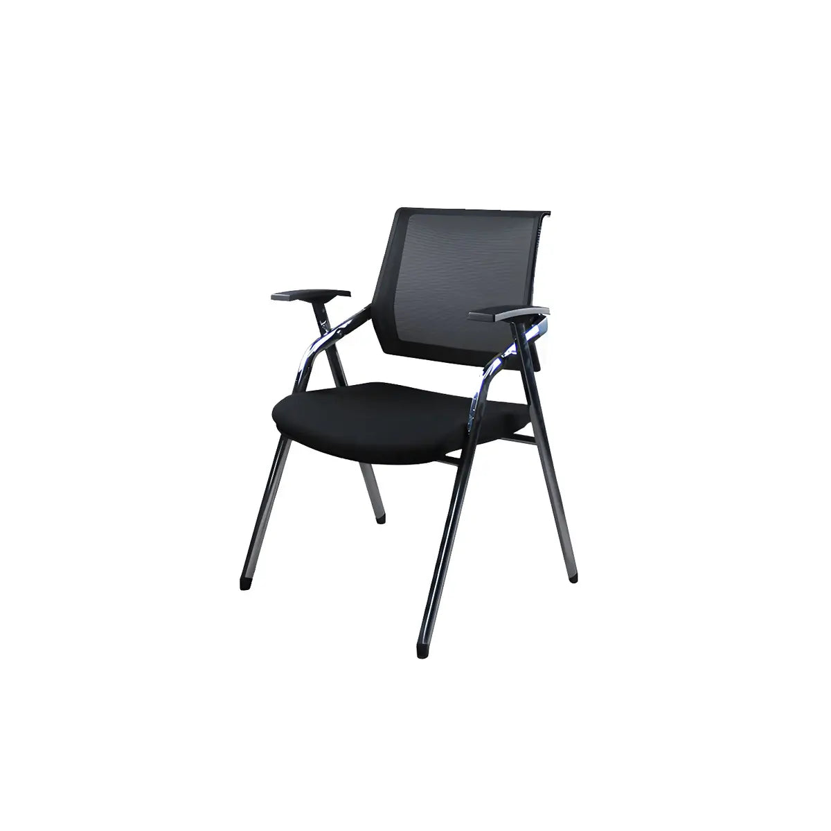 Ergonomic Modern Mesh Conference Black Office Chair Image - 7