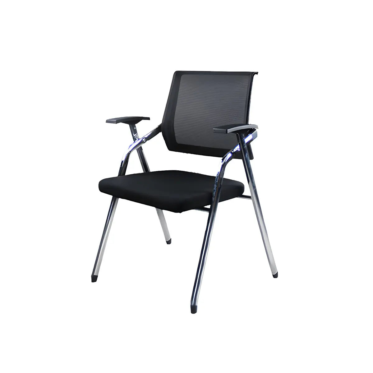 Ergonomic Modern Mesh Conference Black Office Chair Image - 9