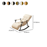 Ergonomic Stain Resistant Track Arms Rocking Chair #size