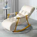 Ergonomic Stain Resistant Track Arms Rocking Chair Image - 4