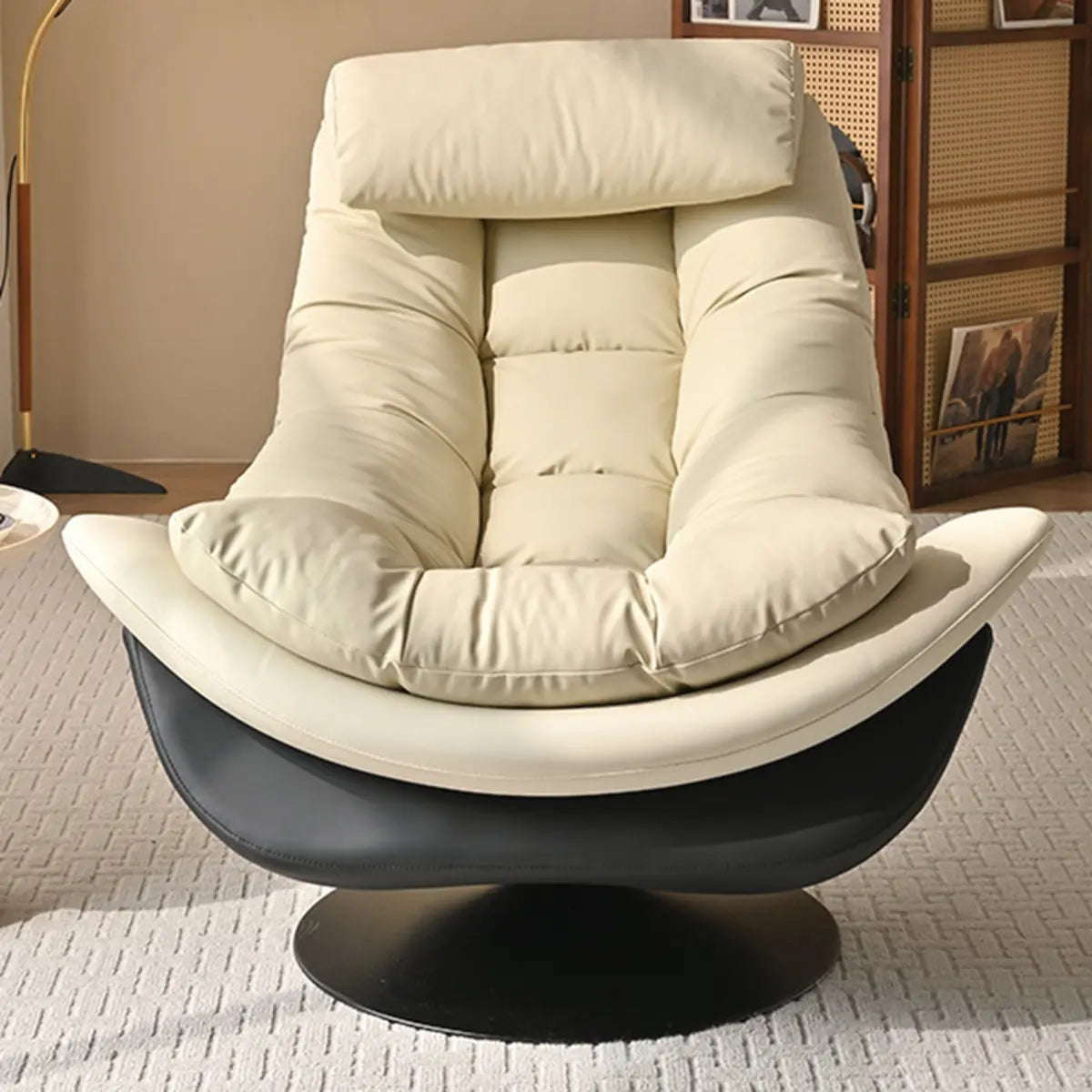 Ergonomic Swivel Reclining Silicone Rubber Lounge Chair Image - 4