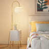 Exquisite Bedside Dome Floor Lamp with Storage Shelf Image - 10