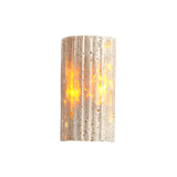 Exquisite Beige Cylinder Stone Exterior LED Wall Lamp Image - 10