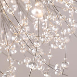 Exquisite Branch Crystal Island Ceiling Light Fixture Image - 10