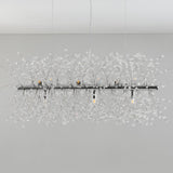 Exquisite Branch Crystal Island Ceiling Light Fixture Image - 8