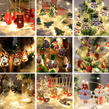 Exquisite Christmas Decor Snowman LED String Light Image - 4