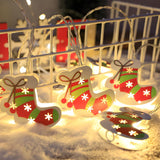 Exquisite Christmas Decor Snowman LED String Light Image - 8