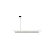 Exquisite Clear Rectangle Kitchen Island Pendant Light Image - 2