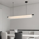 Exquisite Clear Rectangle Kitchen Island Pendant Light Image - 4