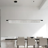 Exquisite Clear Rectangle Kitchen Island Pendant Light Image - 7