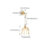 Exquisite Gold Crystal Hanging Pendant Wall Sconce Image - 15