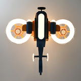 Exquisite Kids Room Airplane Ceiling Fan with LED Light Image - 6