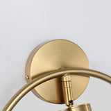 Exquisite Rotating Gold Cylinder Bedroom Wall Sconce Image - 13