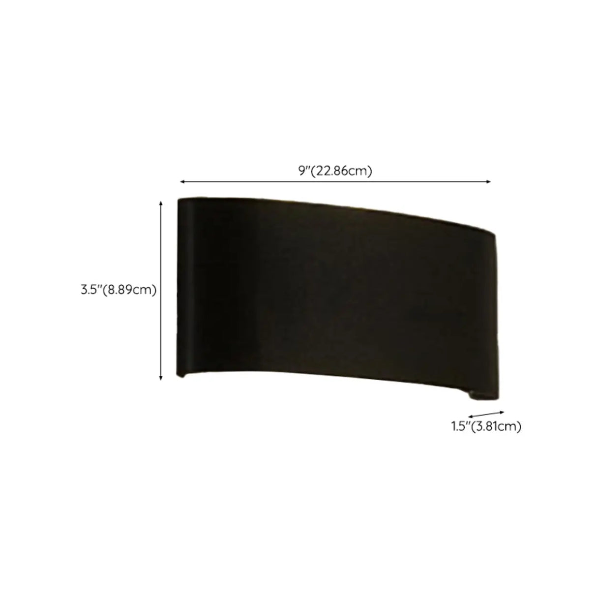 Exterior Metal Cylinder Black LED Up Down Wall Sconce Image - 21