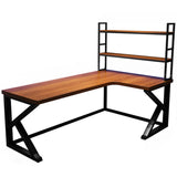 Exterior Shelving Steel Sled L-Shaped Writing Desk Image - 4