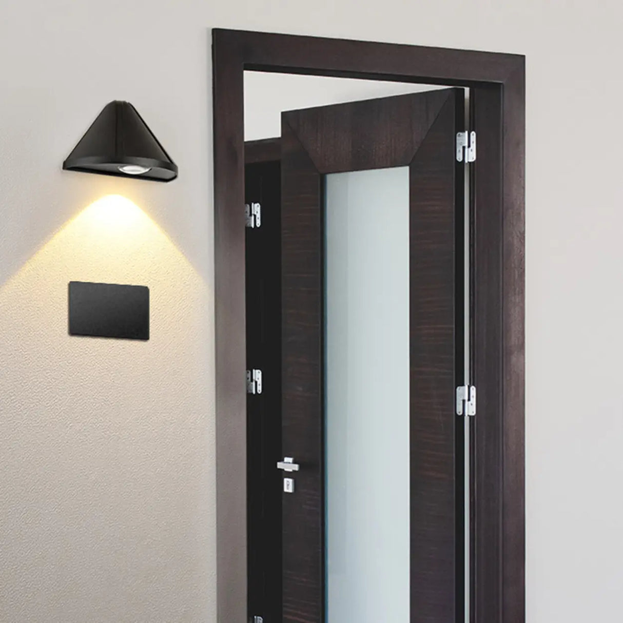 External Waterproof Modern Cone Metal Wall Sconce Image - 4