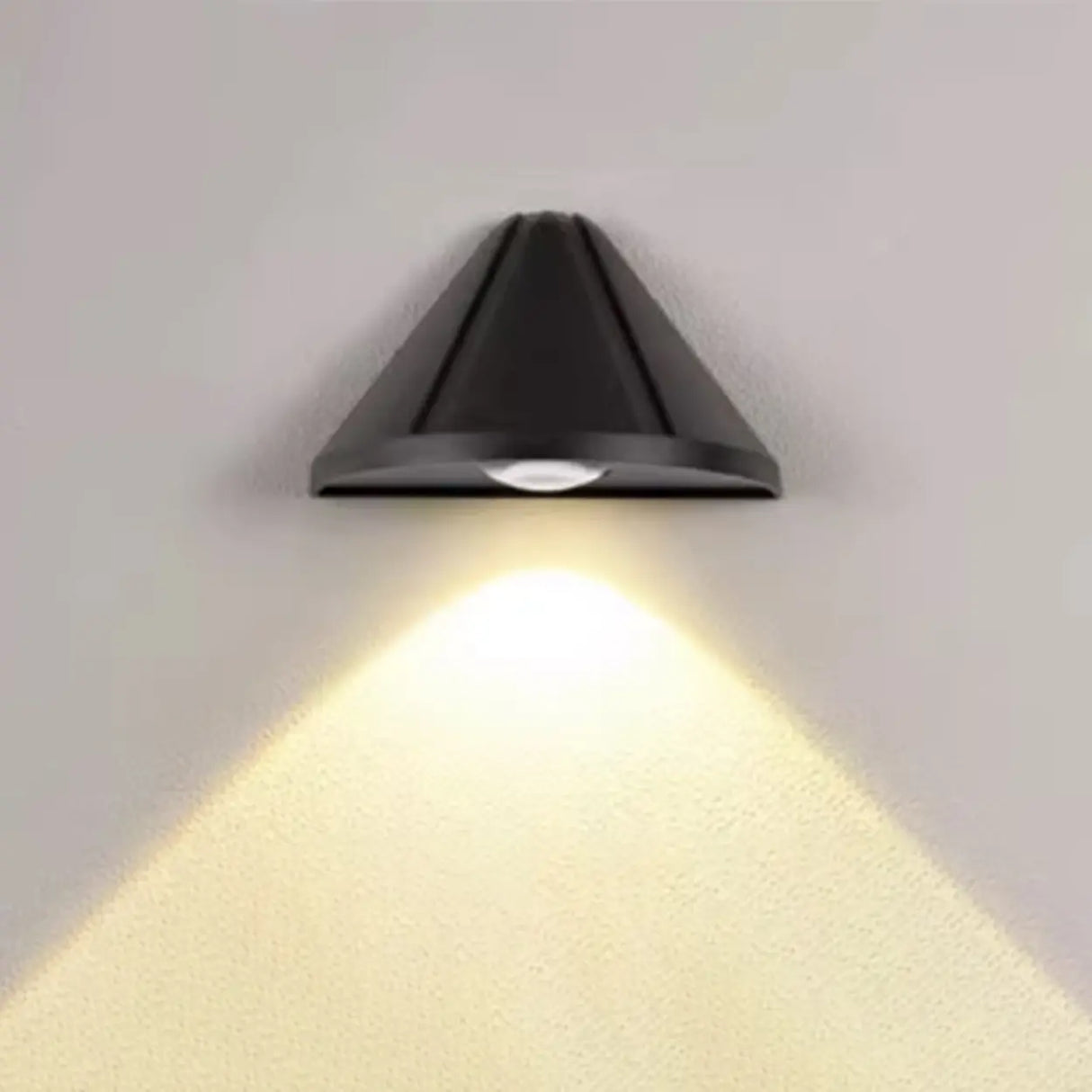 External Waterproof Modern Cone Metal Wall Sconce Image - 8