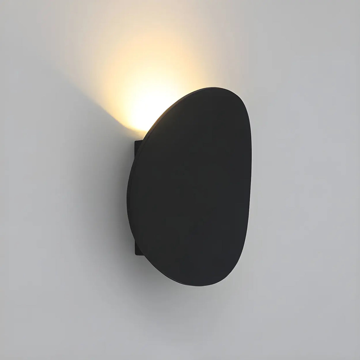 External Waterproof Oval Meatl LED Wall Light Fixture Image - 6