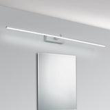 Extra Wide Black LED Bathroom Vanity Mirror Light Image - 6