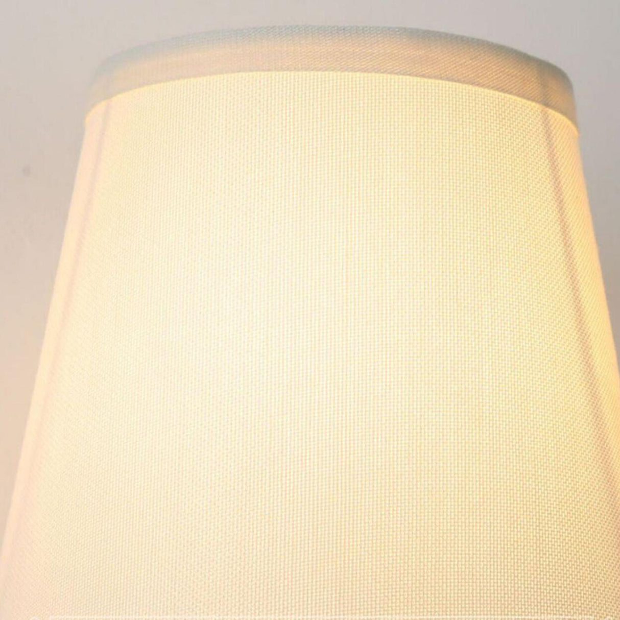 Fabric Shade Cylinder Coffee LED Metal Wall Sconce Image - 11