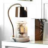 Fashion Column Metal Shade Melting Candle Table Lamp Image - 17