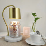 Fashion Column Metal Shade Melting Candle Table Lamp Image - 7