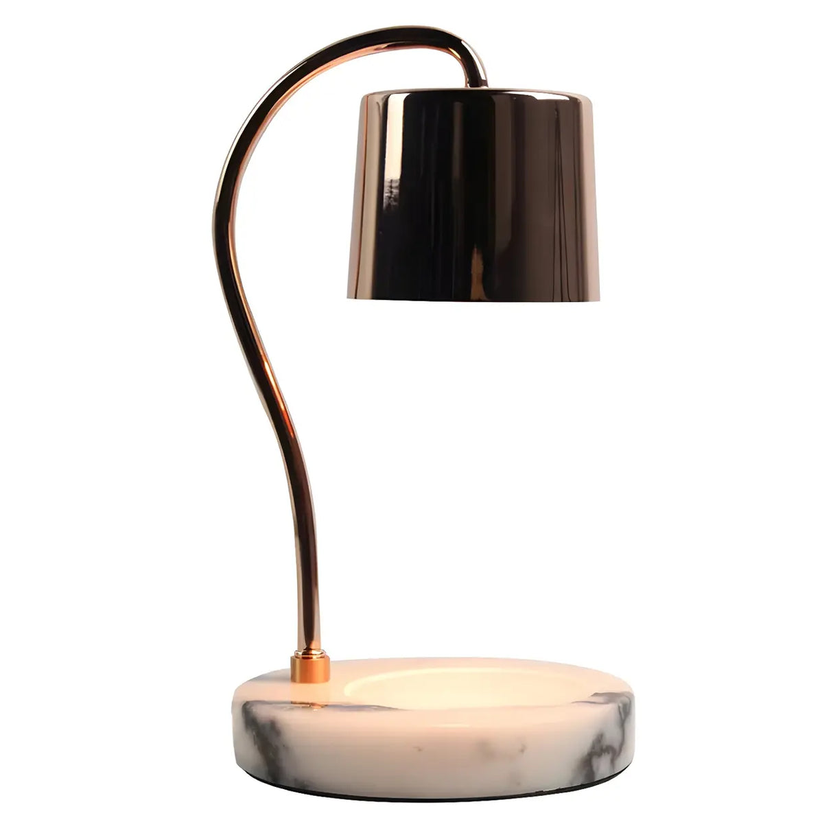 Fashion Column Metal Shade Melting Candle Table Lamp Image - 8