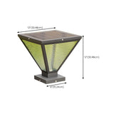 Fashion Cube Glass Outdoor Weatherproof Table Lamp Image - 20