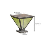 Fashion Cube Glass Outdoor Weatherproof Table Lamp Image - 24