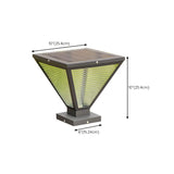 Fashion Cube Glass Outdoor Weatherproof Table Lamp Image - 25