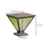 Fashion Cube Glass Outdoor Weatherproof Table Lamp Image - 26