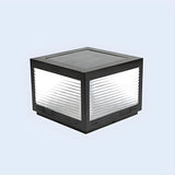 Fashion Cube Glass Outdoor Weatherproof Table Lamp Image - 7