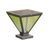 Fashion Cube Glass Outdoor Weatherproof Table Lamp Image - 8