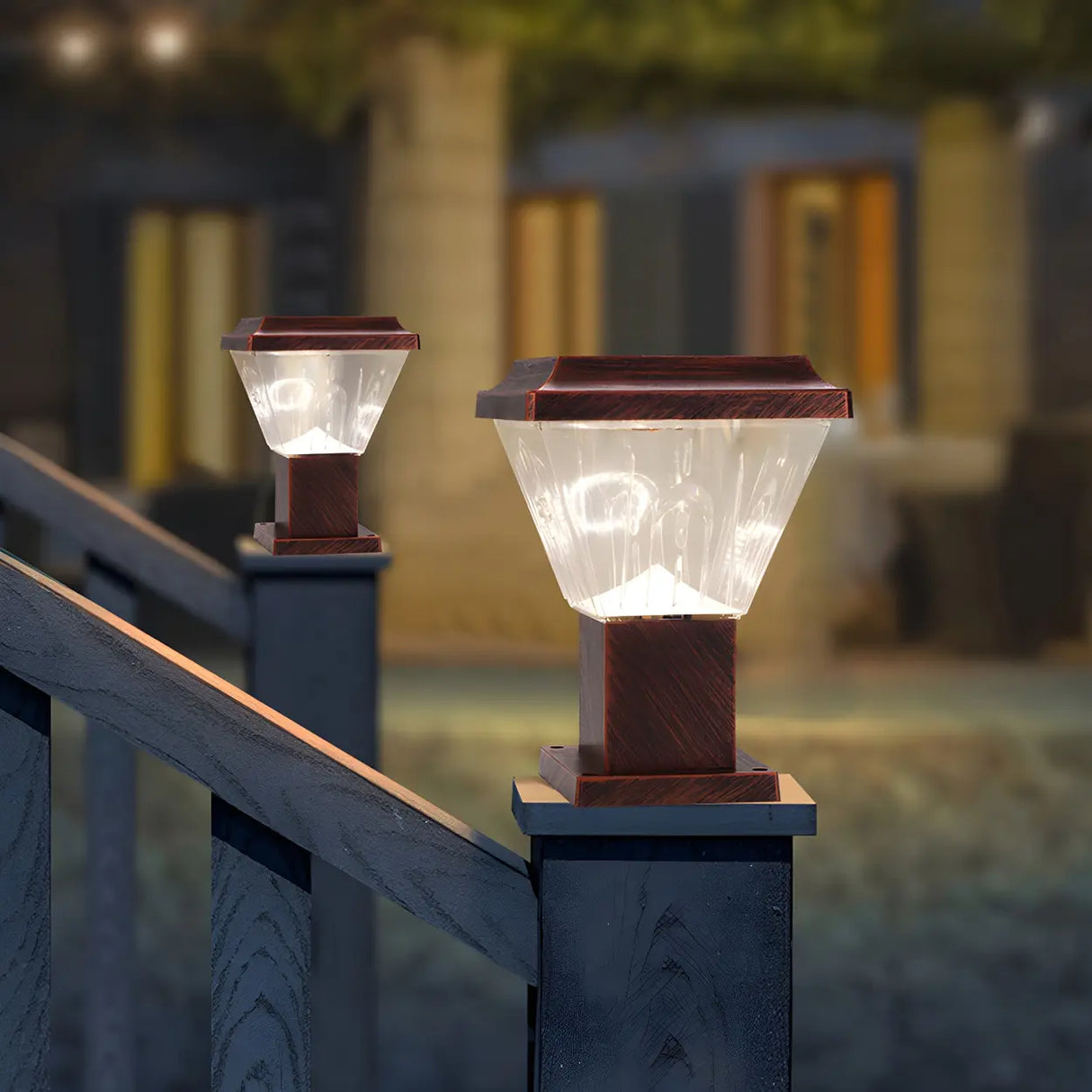 Fashion Diamond Solar LED Garden Outdoor Table Lamp Image - 7