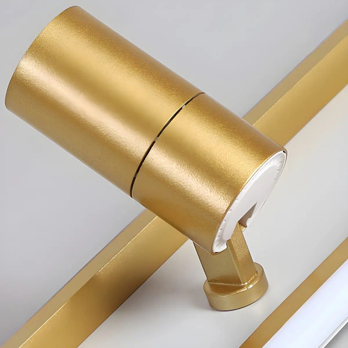 Fashion Gold LED Metal Flush Mount Fixed Track Light Image - 13