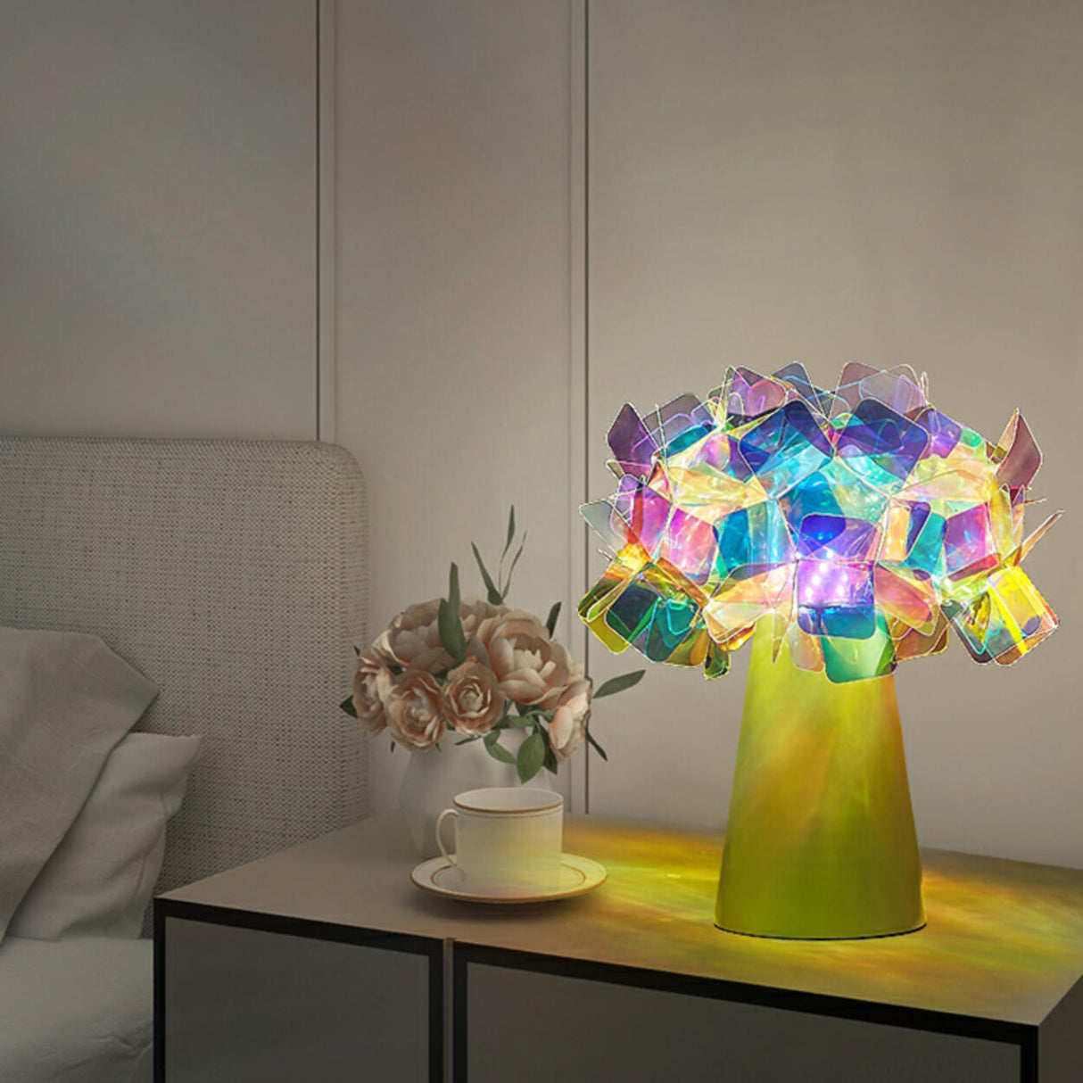 Fashion Rechargeable LED Colorful Vase Shape Table Lamp Image - 1