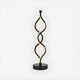 Fashion Spiral LED Metal Ambience Bedside Table Lamp Image - 16