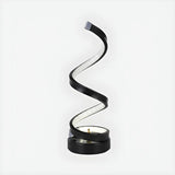 Fashion Spiral LED Metal Ambience Bedside Table Lamp Image - 17