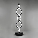 Fashion Spiral LED Metal Ambience Bedside Table Lamp Image - 9