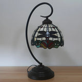 Fashion Stained Glass Tiffany Dome Shade Table Lamp Image - 5