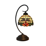 Fashion Stained Glass Tiffany Dome Shade Table Lamp Image - 7